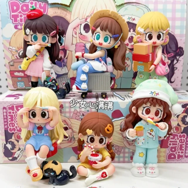 

Milay V3 Daily Times Series Blind Box Cute Action Figure Mystery Box Cute Doll milay Doll Surprise Bag Desktop Decorat Gift Toy
