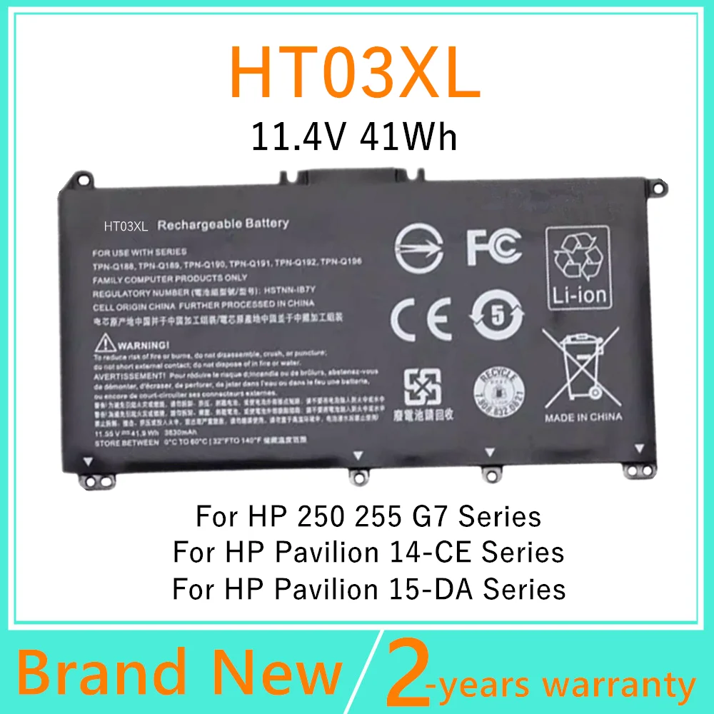 HT03XL Laptop battery For HP Pavilion 14-CE 15-CS  L11119-855 L11421-2D2 TPN-C136 TPN-I130 TPN-I131 TPN-Q208 TPN-Q209 TPN-Q210