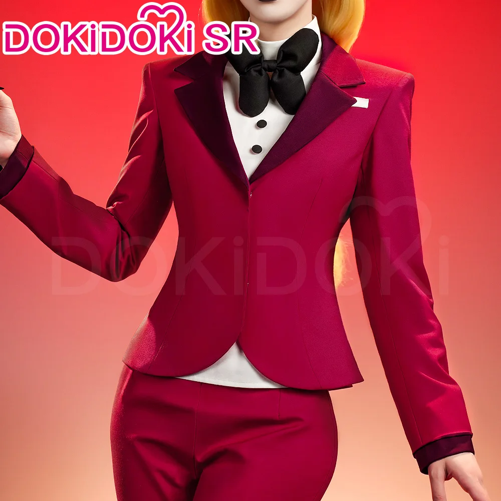 IN STOCK Charlie Morningstar Cosplay Costume Anime【S-3XL】DokiDoki-SR Red Uniform Charlie Morningstar Wig Halloween Plus SIze