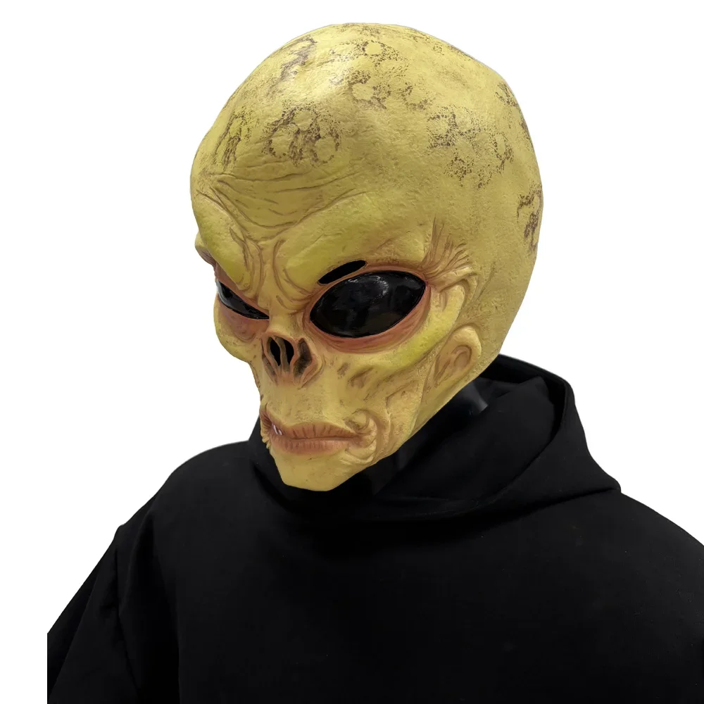 Topeng Tengkorak Alien Lucu un - Latex Alien Mask Realistic ulasan dan harga