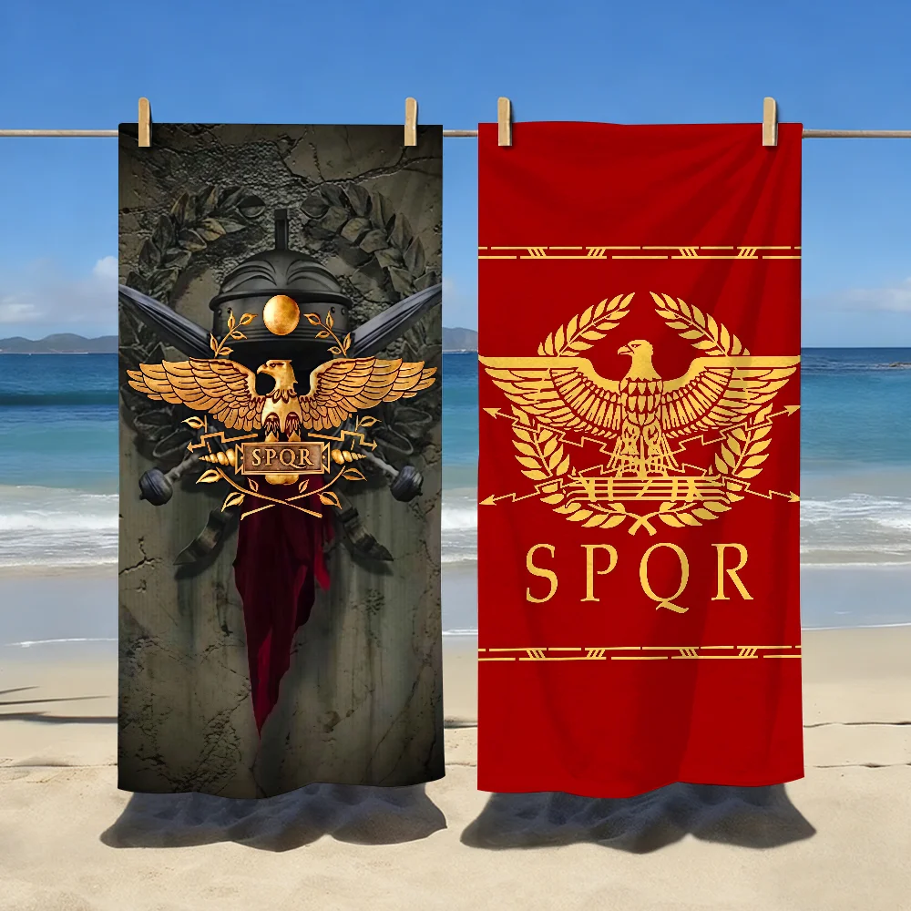 SPQR Towel Sports Quick Dry Travel Camping Sandproof Soft Light Large Beach Towel