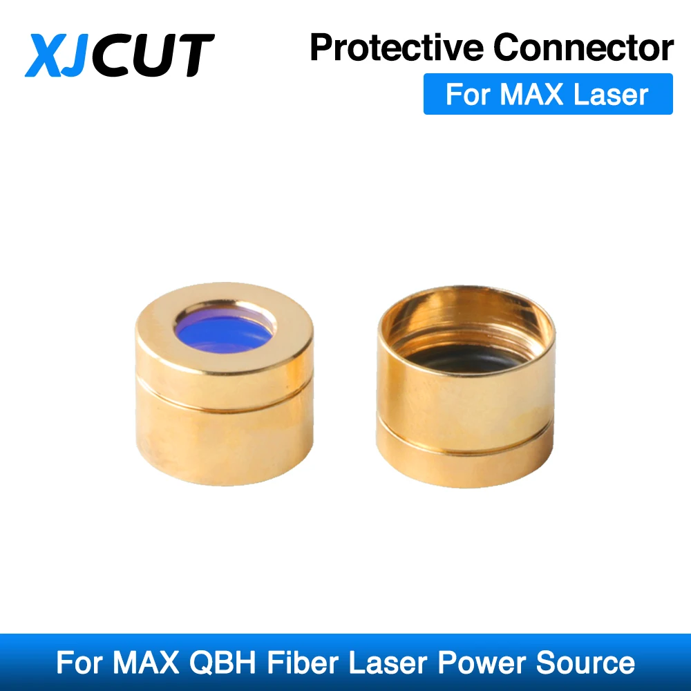 Imagem -06 - Xjcut Max Qbh Fibra Laser Fonte Output Connector Protector Lens Group com Cap Gerador de Laser para Max 06kw Máquina de Corte