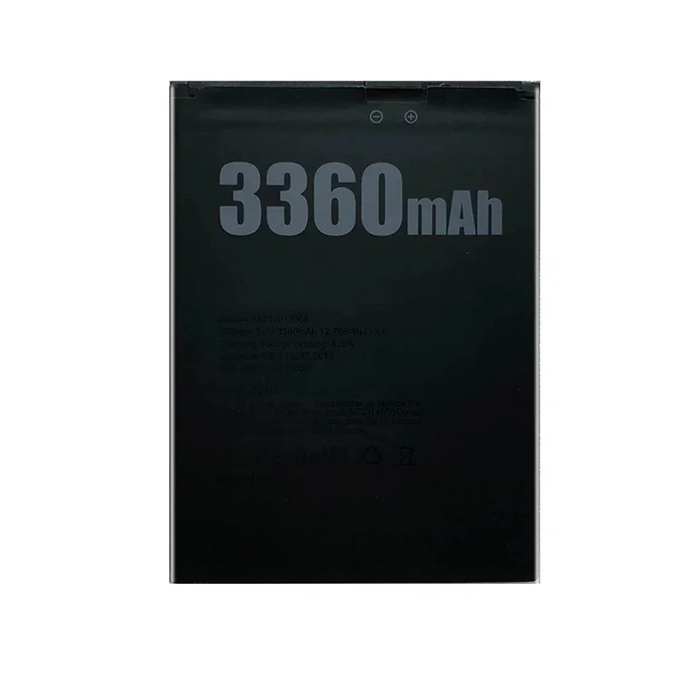 BAT17613360 Replacement Battery For DOOGEE X30 Battery 3360mAh with Track Code