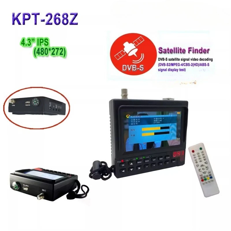 Star finder 4,3 polegadas localizador de satélite multifuncional