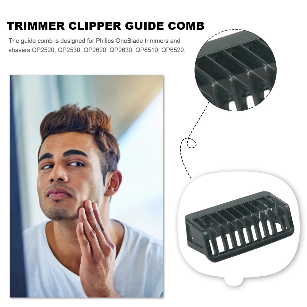 1/2/3/5mm Beard Cutting Guide Comb Trimmer Clipper Guide Comb Guide Comb Guard for Philips Shavers QP210/50 220 2523 2520 2527