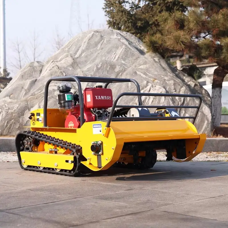 

Customized zero-turn front-cutting remote-controlled blade mower, suitable for all-terrain lawn weeding and blade flail mower