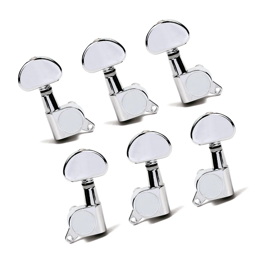 

6 PCS Sealed Guitar Machine Heads Tuning Pegs Headstock Parts Keys Acoustic Endurance Ferrules for