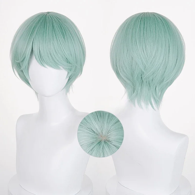 Anime saja meninos jinu bebê abby mistério romance peruca kpop caçadores de demônios homens cabelo curto jinu cosplay perucas livre peruca boné dia das bruxas