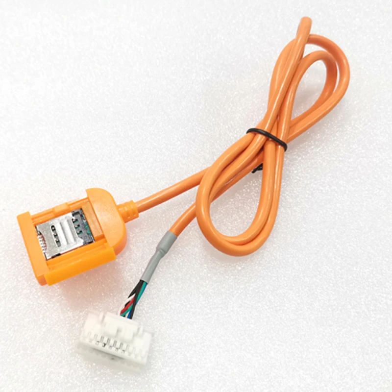 Wires Replancement Part Sim Card Slot Adapter For Android Radio Multimedia Gps 4G 20pin Cable Connector Car Accsesories