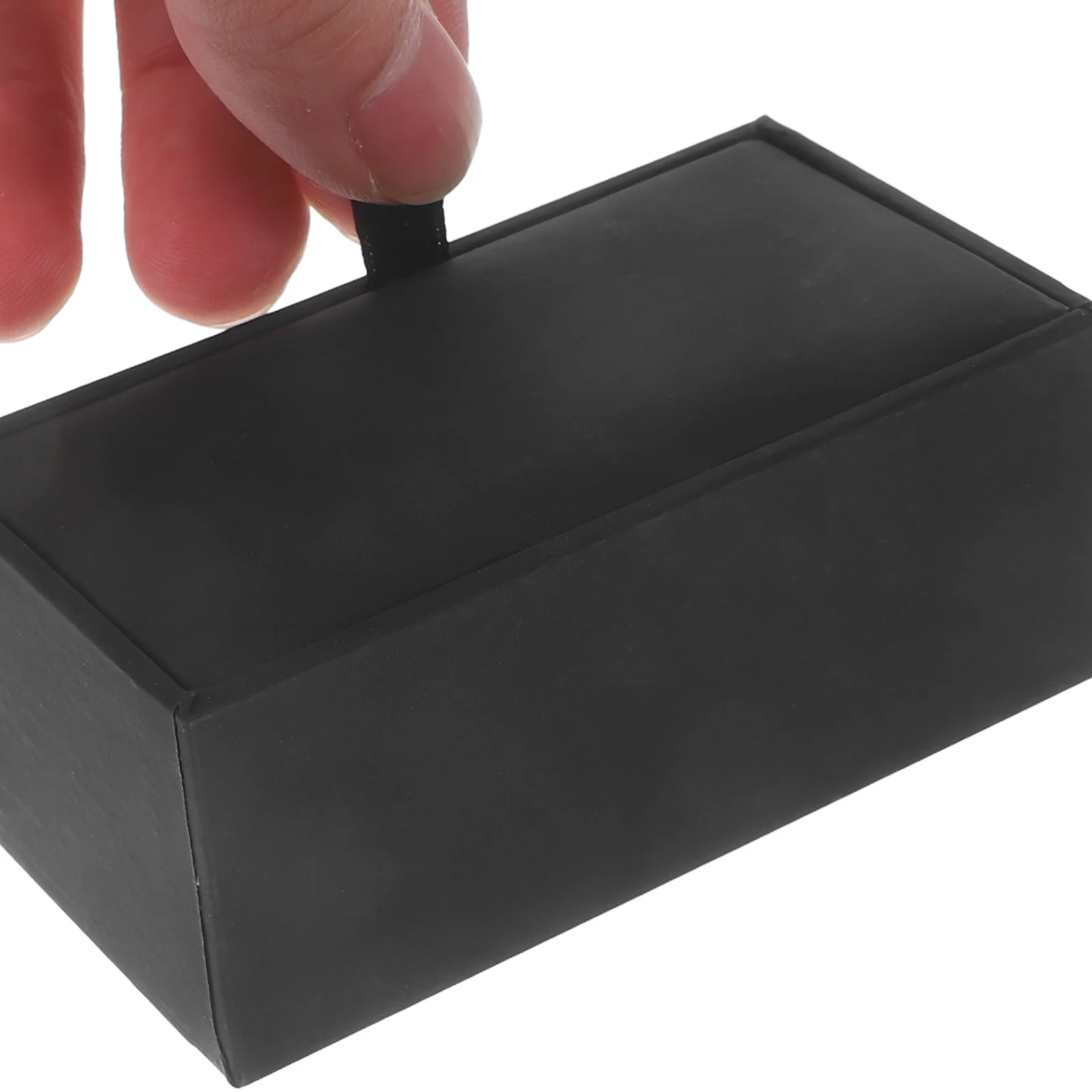 

Black Cufflinks Box Large Capacity Jewelry Gift Case Portable Organizer Display Storage Case Empty Storage Boxes
