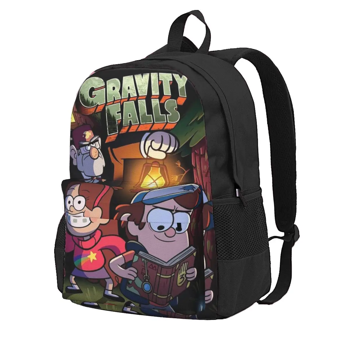 Gravitys Falls Student Backpack School Bag Hiking Travel Daypack for Men Women Fashion Bookbag Shoulder Bags