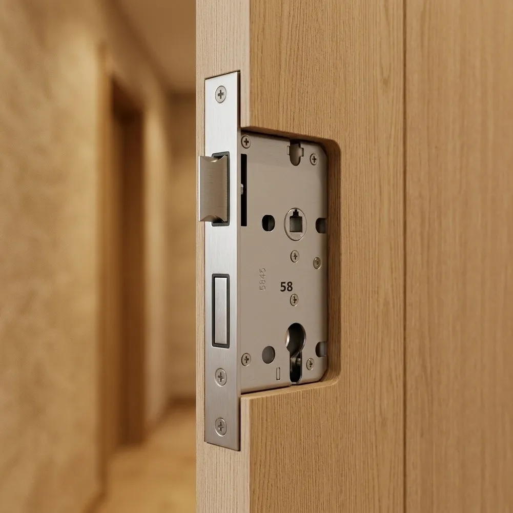 Silent Operating Mechanical Door for Lock Body for Wooden Doors 35 50mm Thickness with Reversible Lock Tongue 72 58 Center