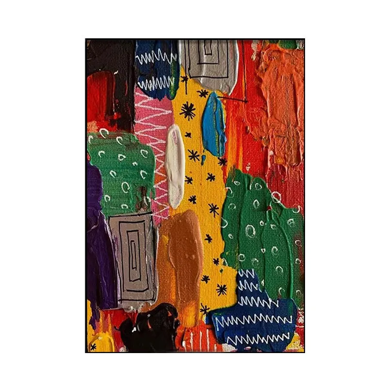 Abstract creative living room decorative painting niche art high-end restaurant entrance corridor aisle hanging painting