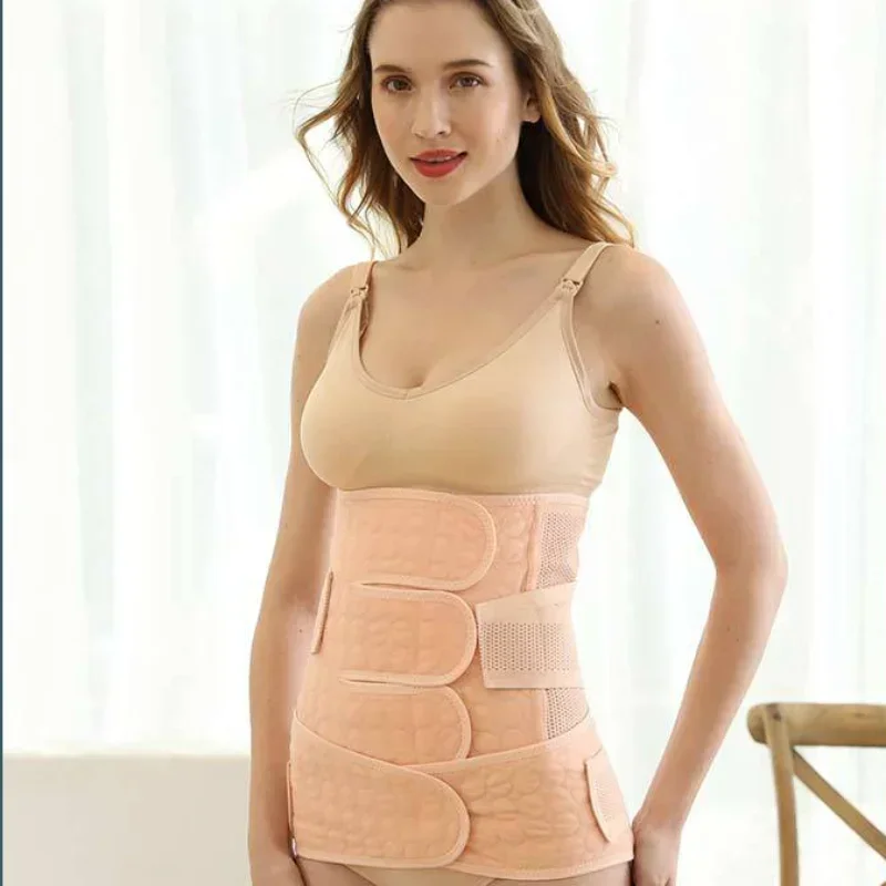 Waist Trainer  Body Maternity Postpartum Belt Bandage Slimming Corset Corsets Women  Shaper Shapewear White Pink Green