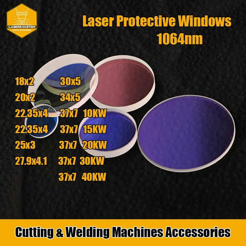 

Fiber Laser Protection Window Lens Protective Windows for WSX Precitec Raytools WSX Bodor Laser Cutter Head Debris Shield