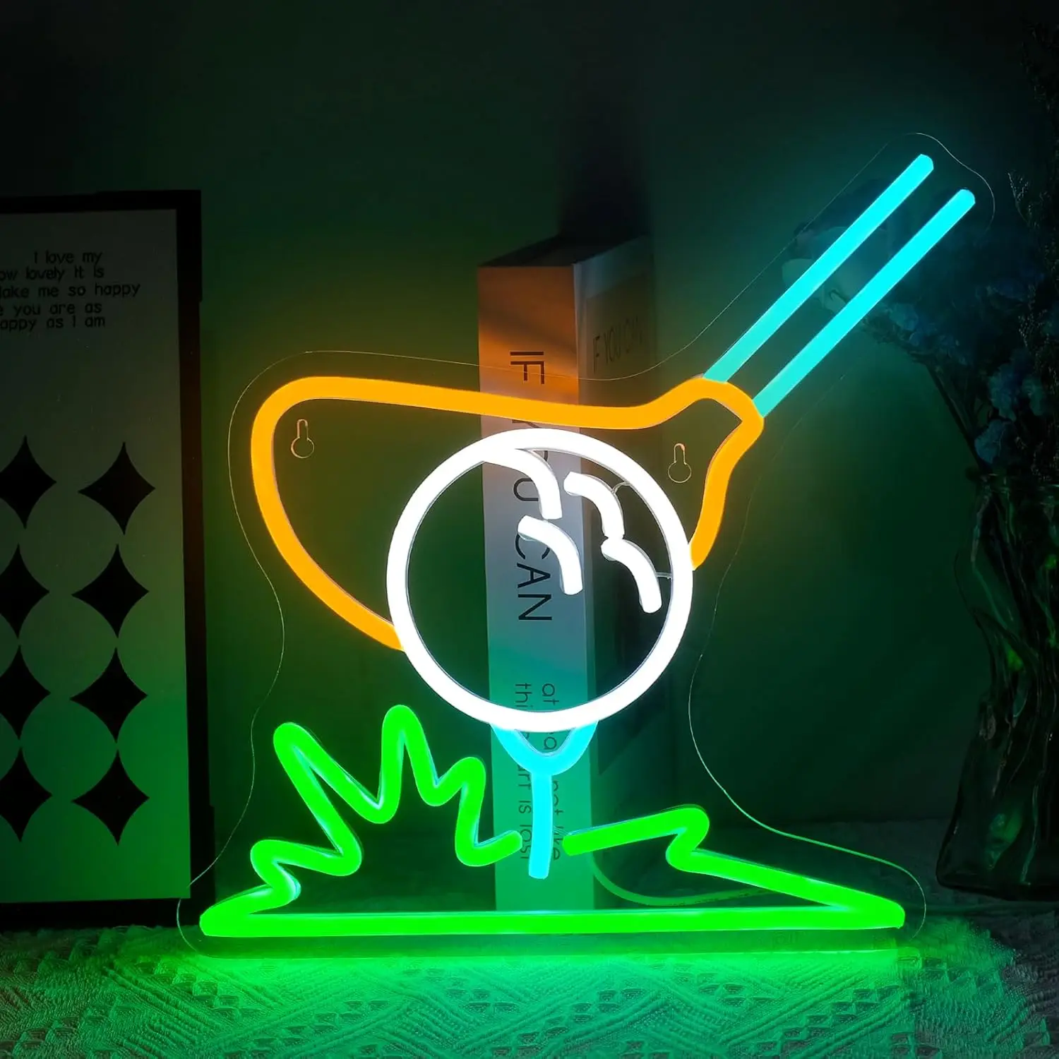 

Golf Neon Sign Dimmable Neon Lights for Bar Pub Bedroom Man Cave Sports Club Party Decor Aesthetics Draw Birthday Gifts