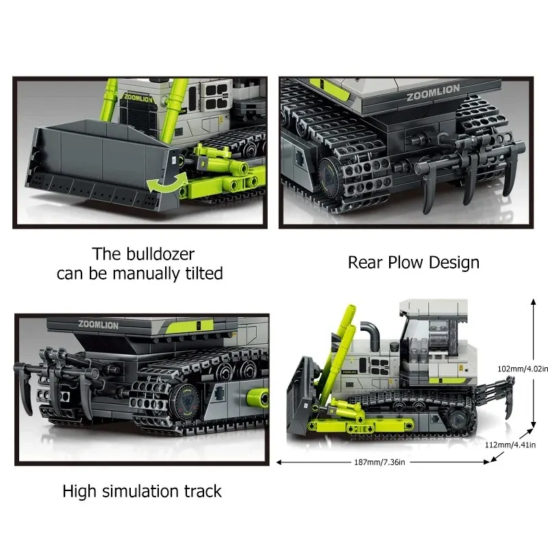 City Engineering Trucks Building Blocks Crane Bulldozer Excavator Childrens Car Construction MOC Bricks Sets Toys For Kids Gifts