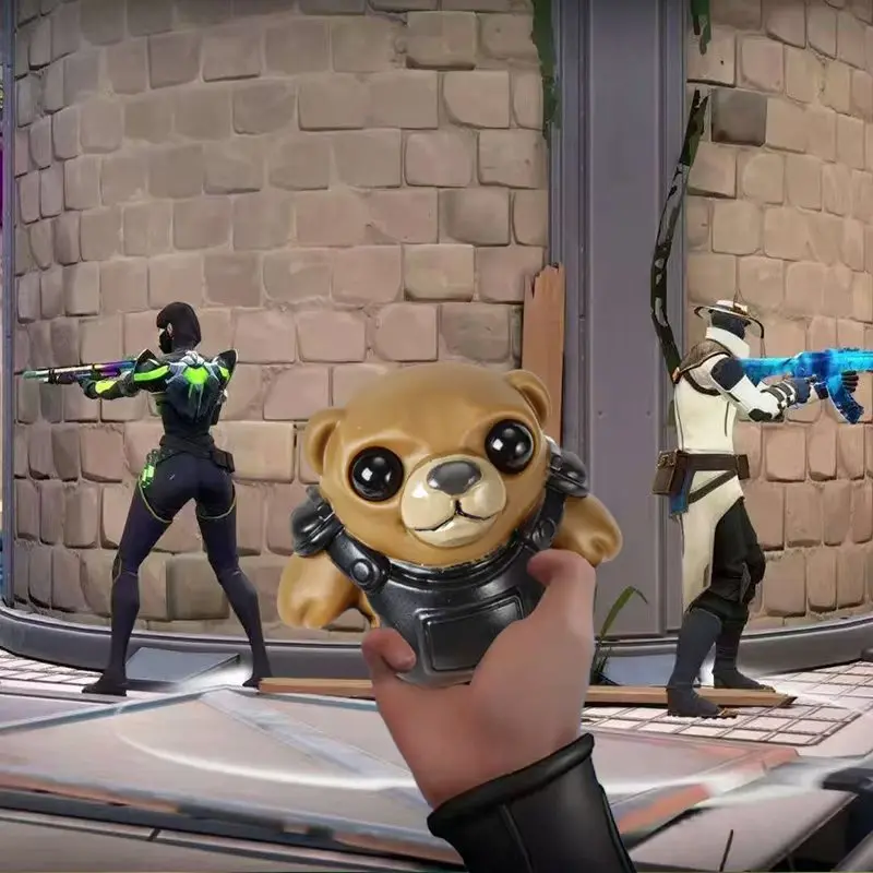 الضغط Valorant Bear لعبة الأجهزة الطرفية TACTI-SERIES معسر لعبة نموذج مجموعات قابلة للعصر دمية الحرف هدايا لصبي #6