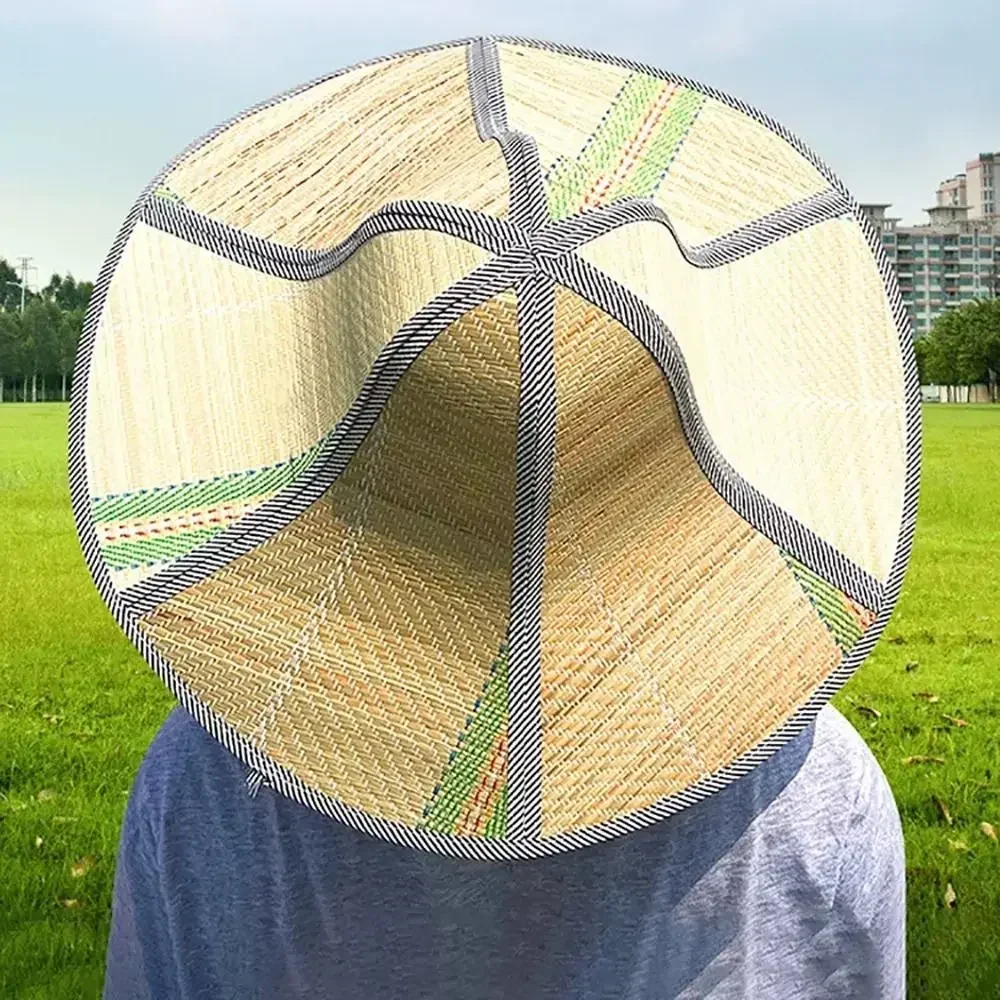 Foldable Straw Sun Hat Wide Brim UV Protection, Unisex Lightweight Breathable for Outdoor Fishing Travel