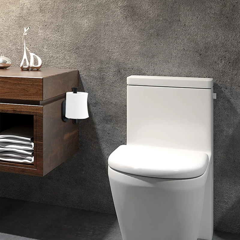 PORK-2PCS pemegang kertas Toilet kamar mandi dapur ruang cuci dinding 304 baja tahan karat pemegang kertas Toilet rak penyimpanan