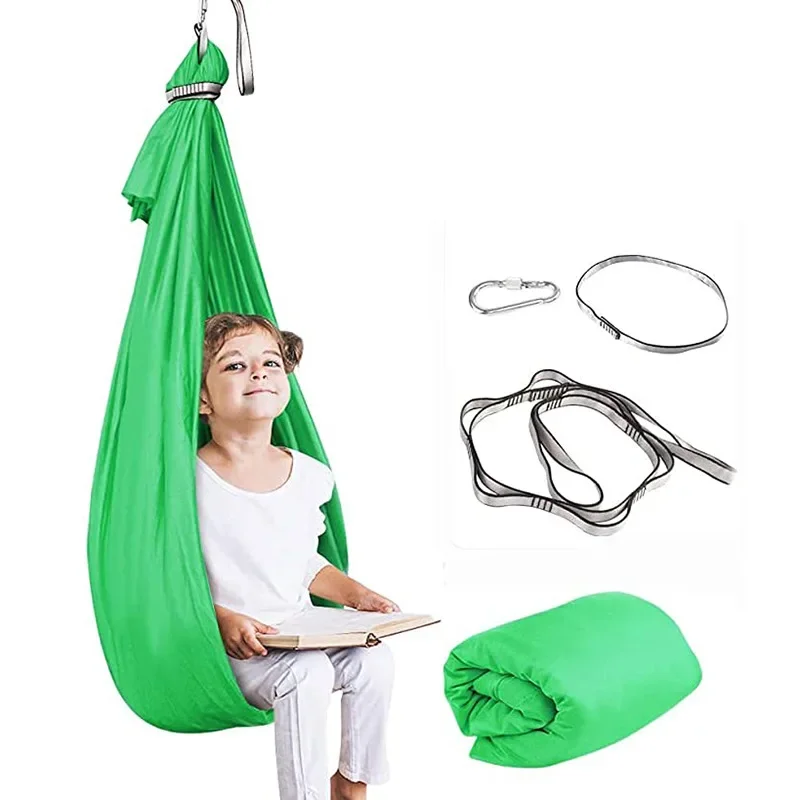 Hot Models Indoor and Outdoor Elastic Hammock Swing for Children Modern Design for Yoga or Relaxation Furniture
