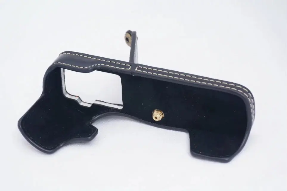 E-M5II чехол-сумка для камеры из искусственной кожи для Olympus EM5II EM5 MarkII, чехол из искусственной кожи с отверстием для батареи