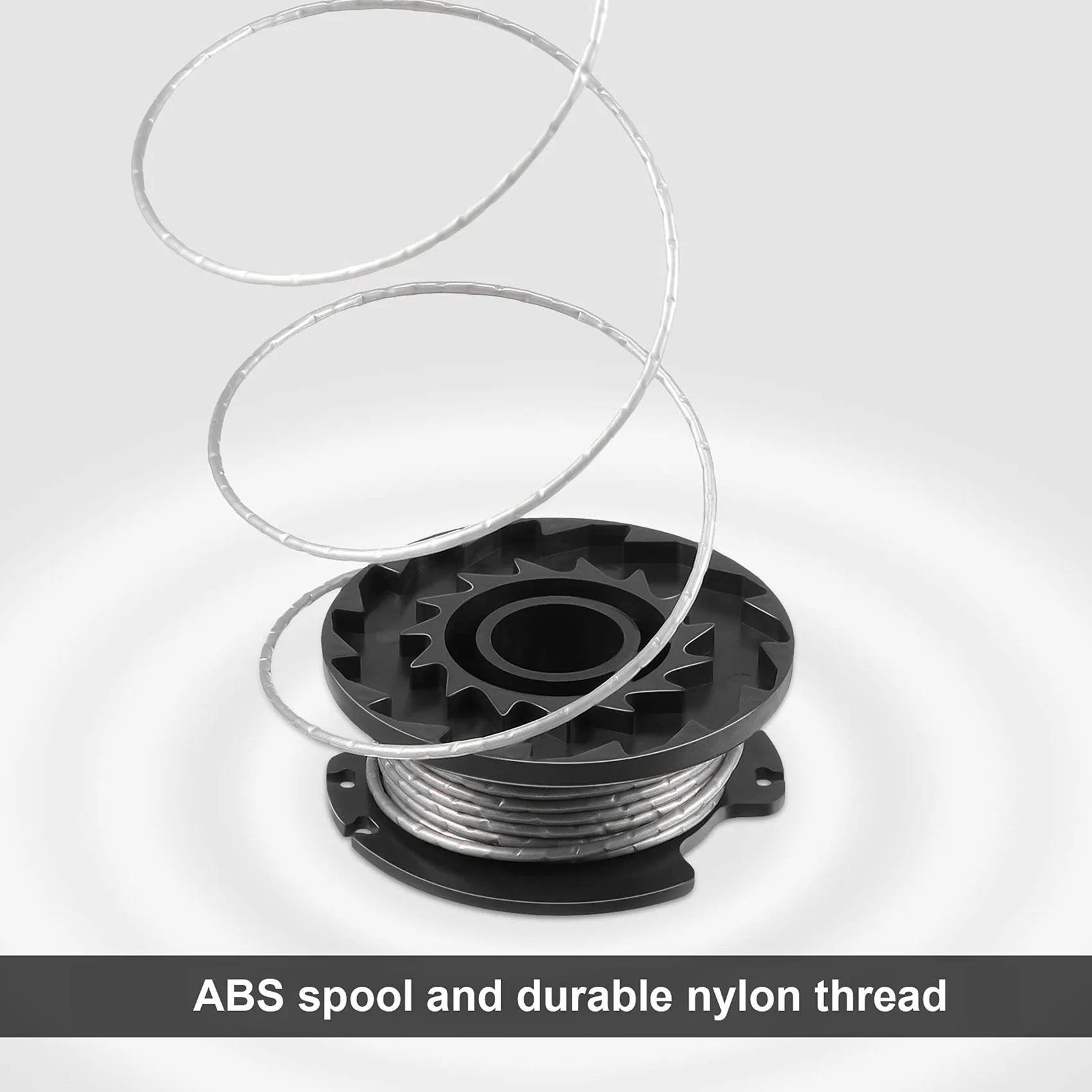 LLCS-F016800385 String Trimmer Spool Line For Strimmer Trimmer For ADAPTIVE MODEL Models Replacement (3Spool+3Cap)