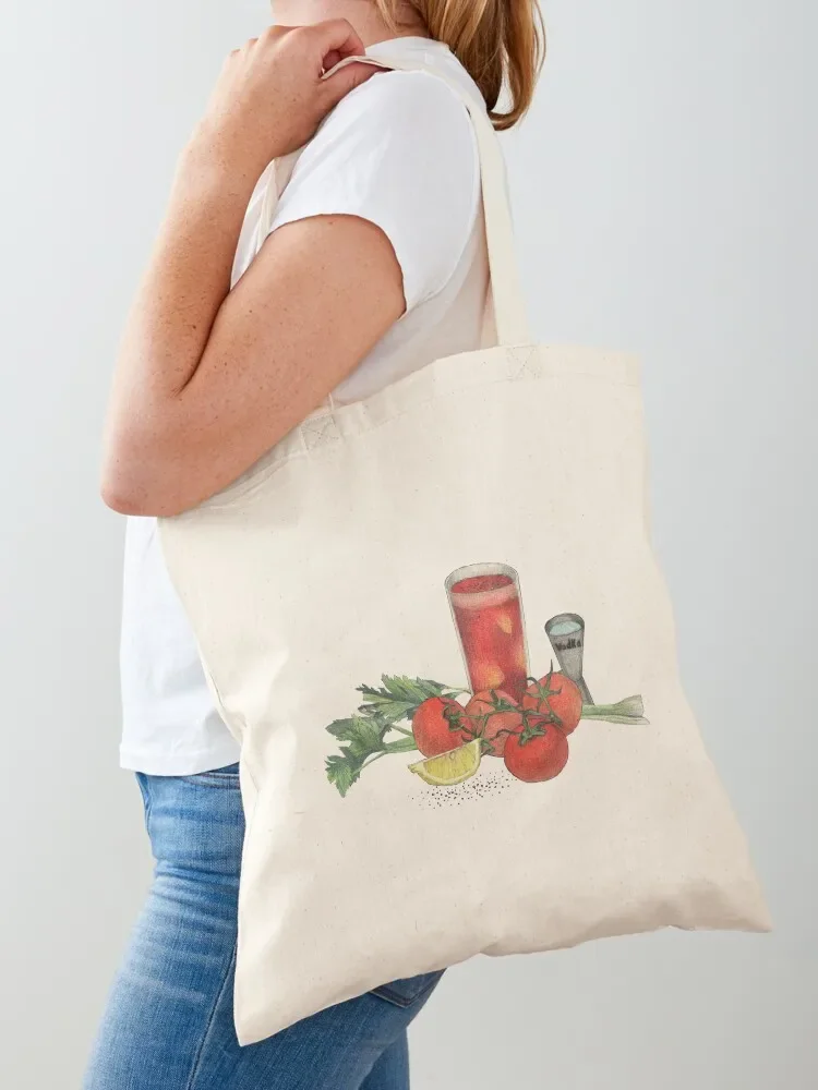 bloody mary recipe Tote Bag reusable shopping bag Handbags Bag