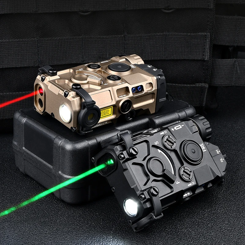 

Eotec OGL Tactical All Metal Red Dot Green Blue IR Sight Indicator Pointer PEQ15 Fit 20mm Rail Airsoft Flashlight Hunting Laser