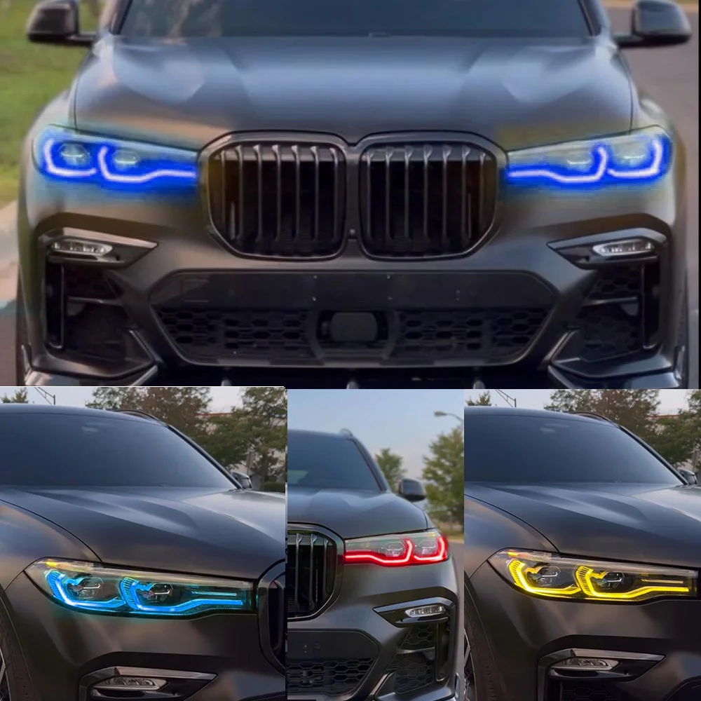 

CSL Multicolor Yellow Blue Red Daytime Running Lights Chips Modules For 2019-2021 BMW X7 G07 Non Laser /Laser Headlight Daylight