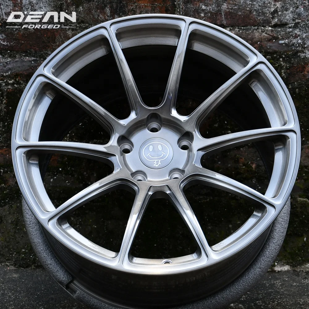 for   DEAN-C003 Brushed BlackCustom forged wheels 15 inch to 26 inch aluminum alloy wheel PCD 5X100 5X112 5X105 5X108 5X114.3