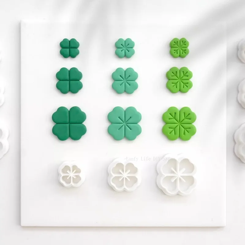 3PCS Lucky Four Lea…