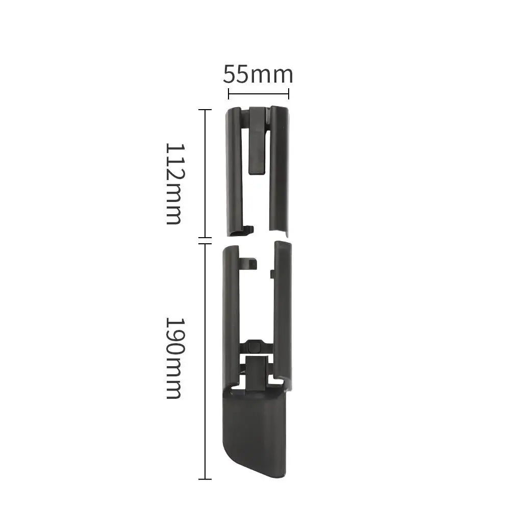 Black Plastic Car Seat Rail Trim Cover Sliding Track Bonnet Front Rear Left Right For BMW G30 G11 G12 F15 F16 5 7 Series X5X6
