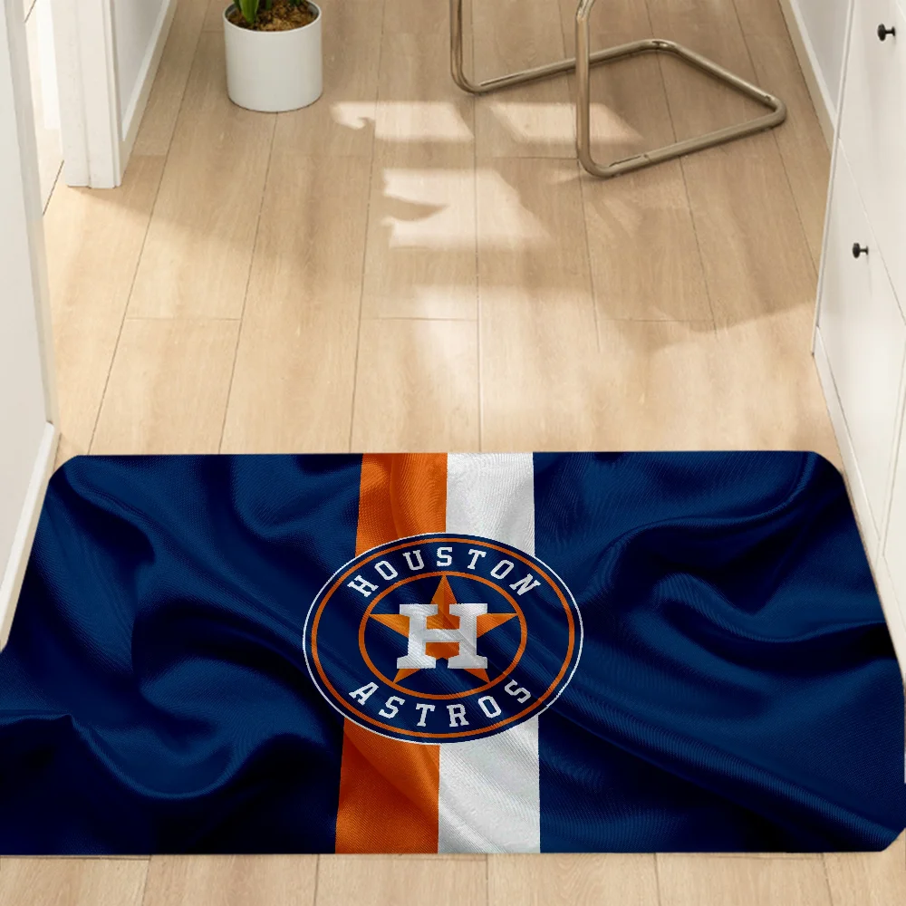 Luxury Carpet for Bathroom Mat Foot Mat for Hallway on the Floor HOUSTON ASTROS Outdoor Doormat Entrance Door Kitchen Rug Custom