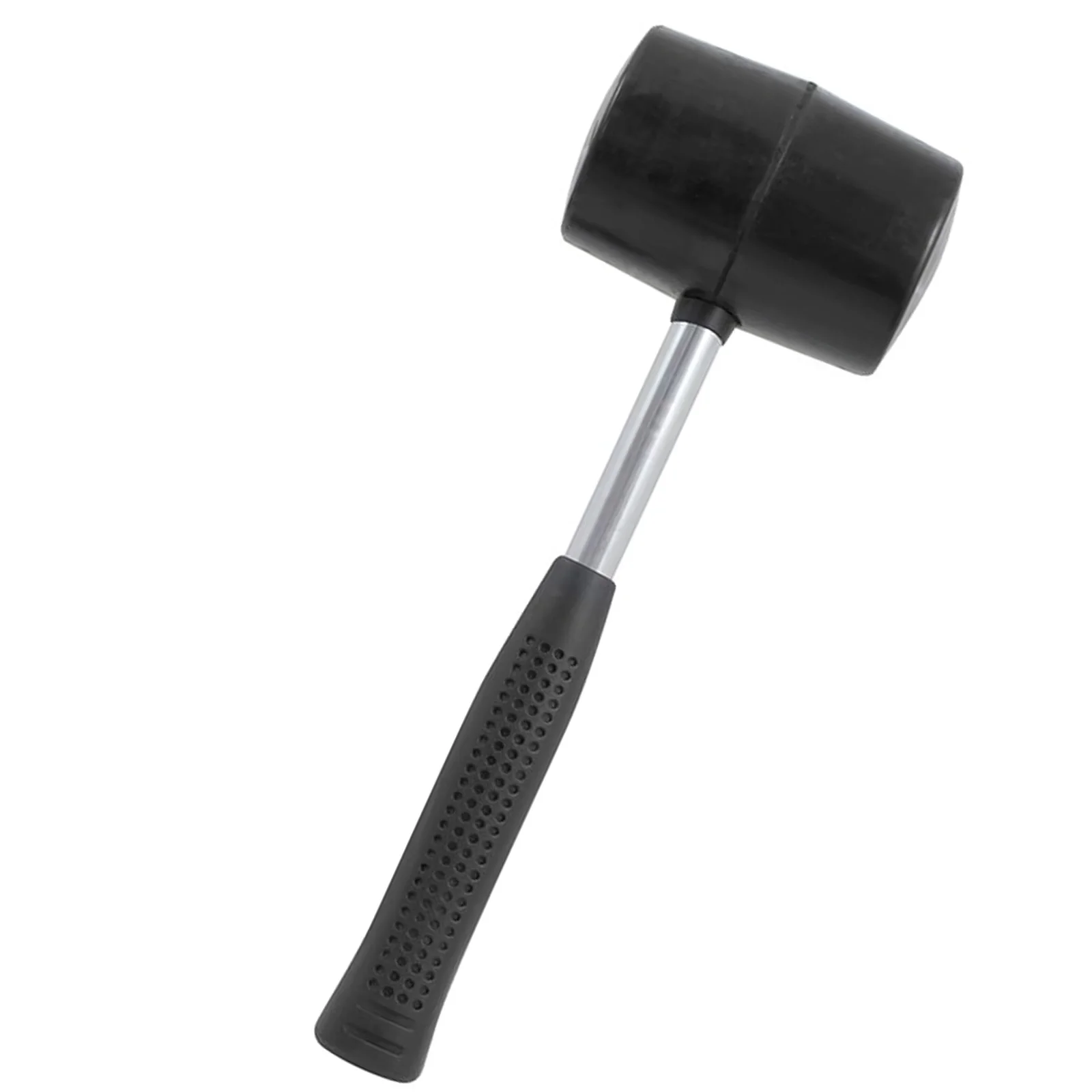 Rubber Mallet Hammer 320g Double-Sided Soft Face with Steel Shaft and Non-Slip Handle, for Wood, Tile, Flooring, Camping and DIY