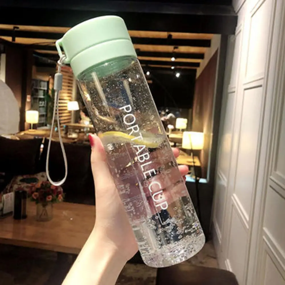 800ML Water Bottle Heat-resistant Large Capacity Drinking Jug Leak-proof Transparent Water Cup Outdoor Accessories For Sports