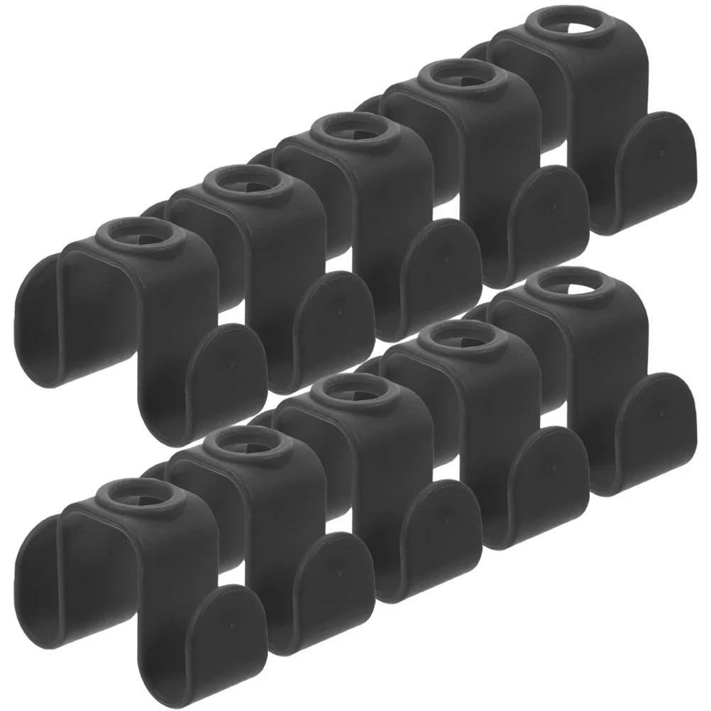 10 قطعة خطافات شماعات موصل كليب لتنظيم الخزانة جودة عالية قابلة للتكديس شماعات موسع السنانير ضوء صغير المنزل #1