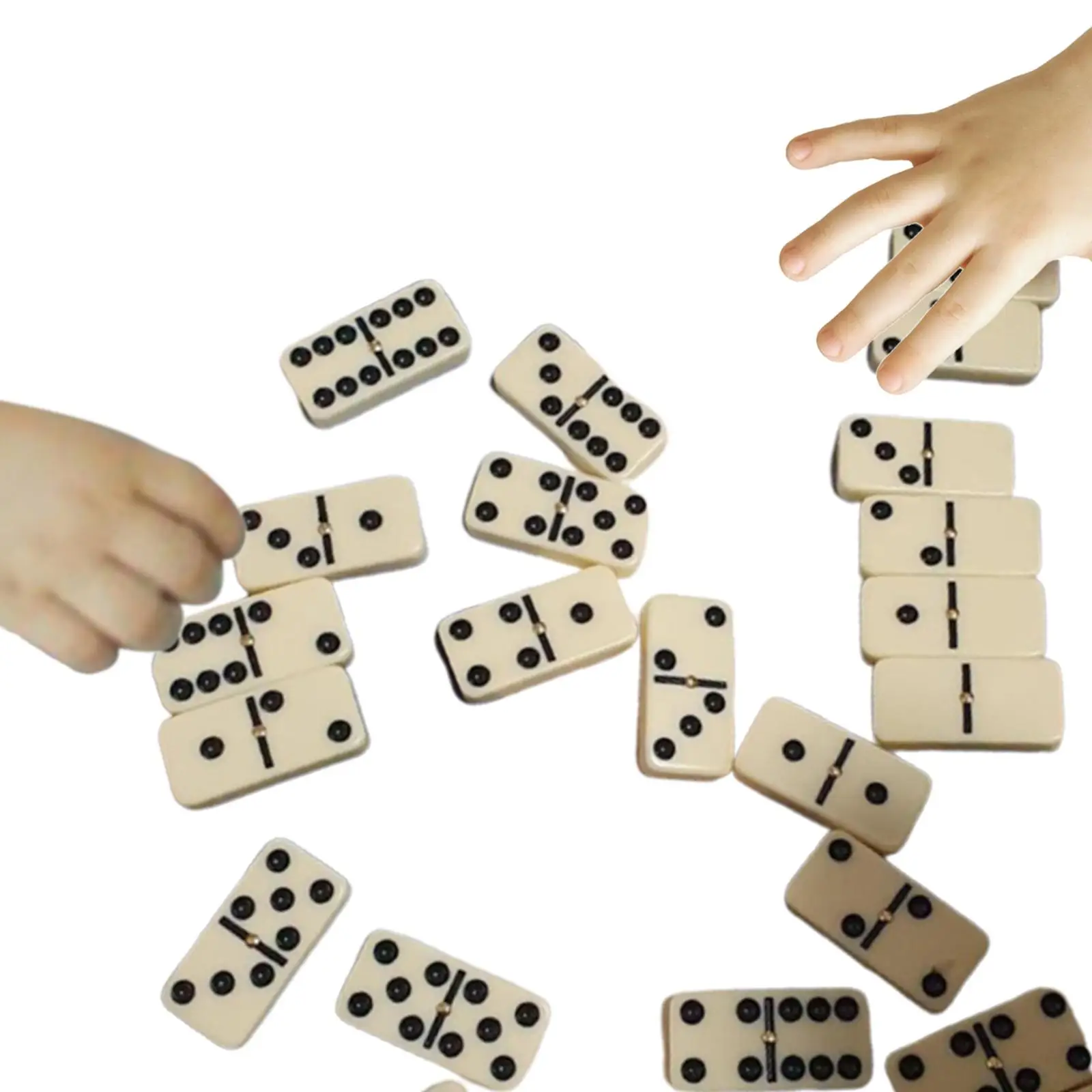 Double Six Domino Set Traditional Aged 8 Up Fun and Engaging Table Game for