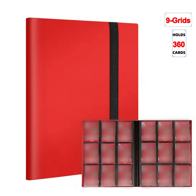 1Pc Card Binder 160/360/480 Trading Card Holder Boek PP Cover Bindmiddel Voor Kaarten Duurzaam Side laden Kaart Boek Met Gaming Kaarten