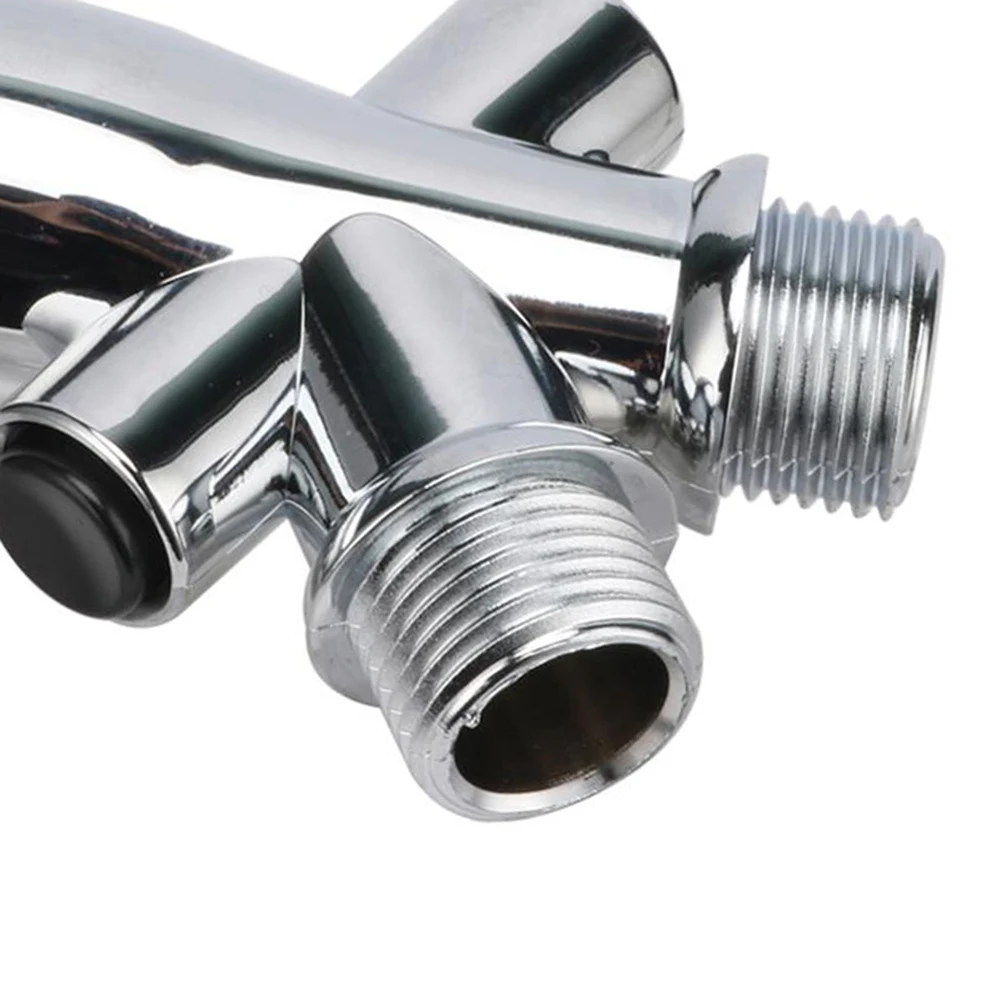 1/2 "رأس دش مقسم المياه حديقة الري فاصل المياه 3-way 1/2" ذكر منفذ أنثى مدخل محول تركيبات الحمام #1