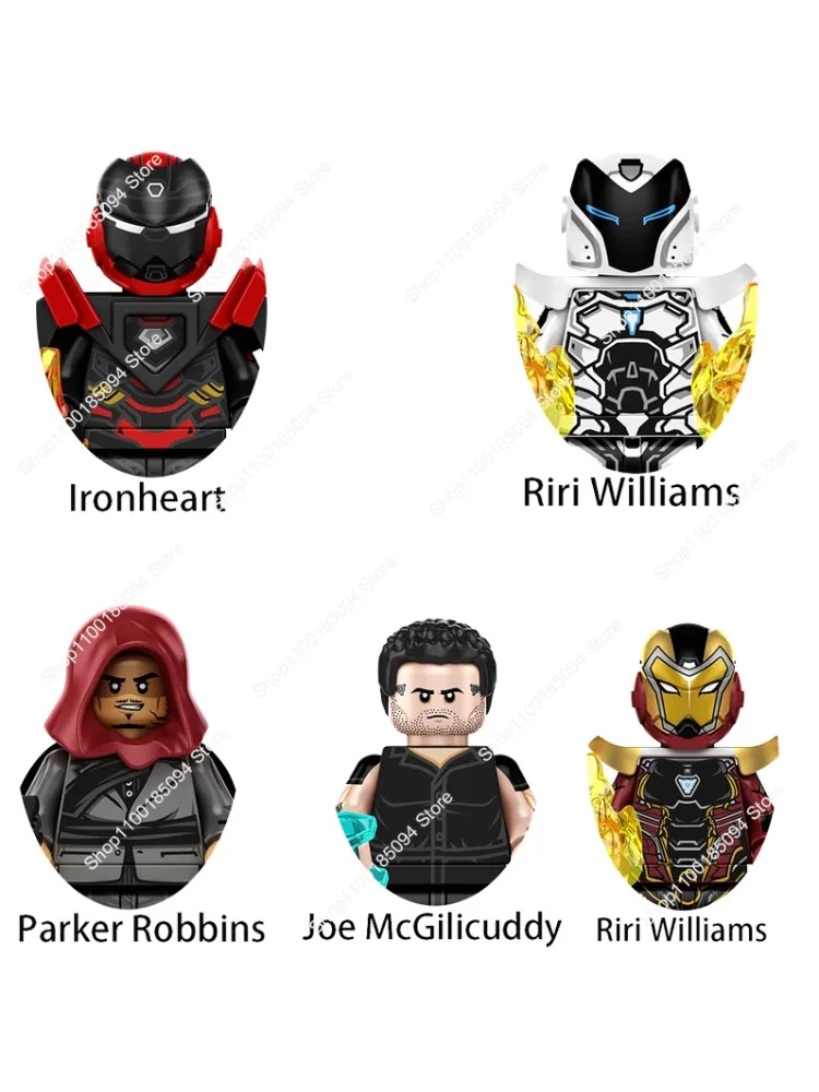 Hot Toys Neuer Stil Ironheart Parker Robbins Joe McGillicuddy Riri Williams Actionfigur Bausatz Minifiguren Spielzeug
