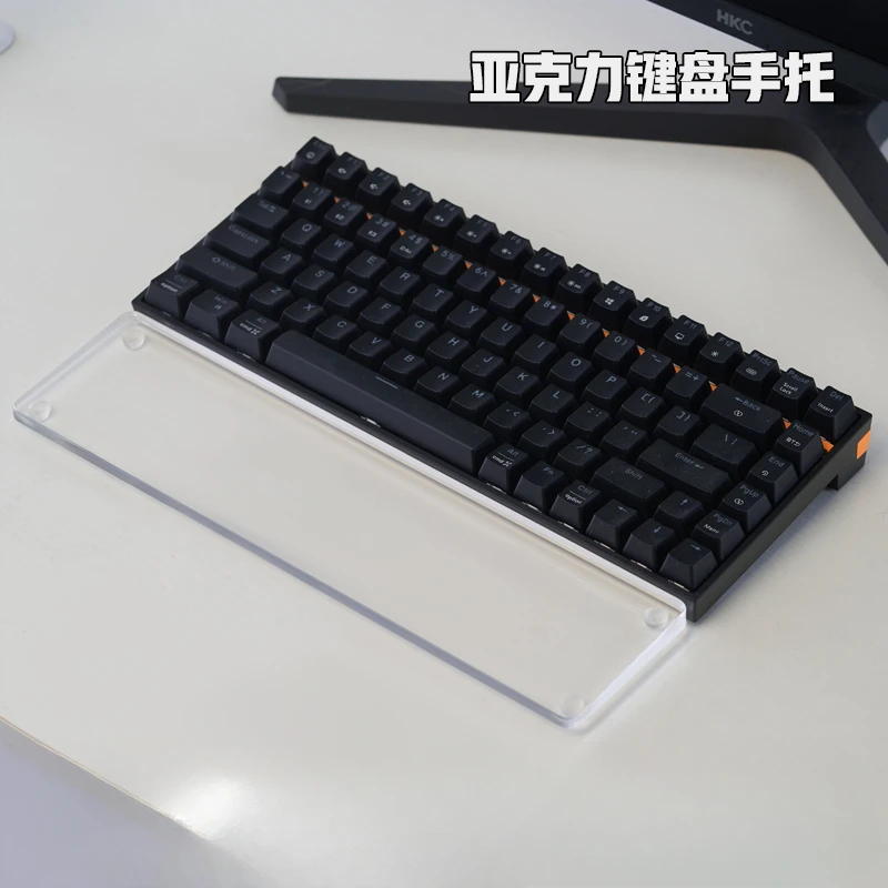NEW Acrylic Palm Rest Keyboard Hand Rest Custom Frosted Transparent Wrist Rest Ergonomic Keyboard Pad for Mechanical Keyboards