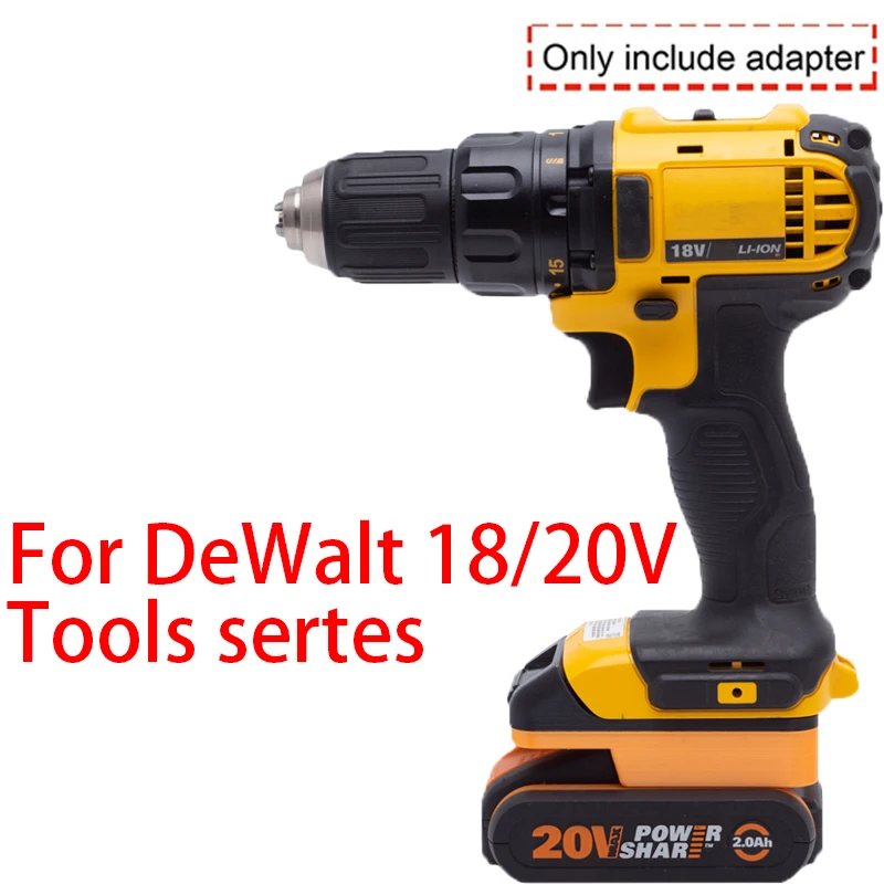 Imagem -03 - Conversor de Bateria para Dewalt 18 20v Li-ion Tool para Worx 20v 4pin Li-ion Battery Adapter Acessórios para Ferramentas Elétricas