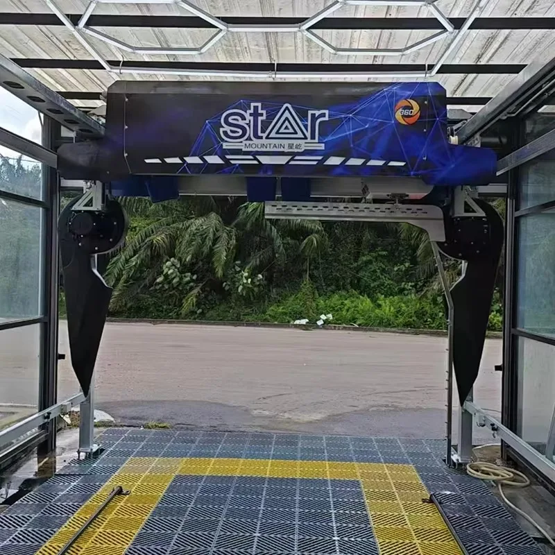 YG Customized 3 Axis Fully Automatic Touchless Car Wash Machine High Pressure 360 Intelligent Cleaning System For Commercial Us