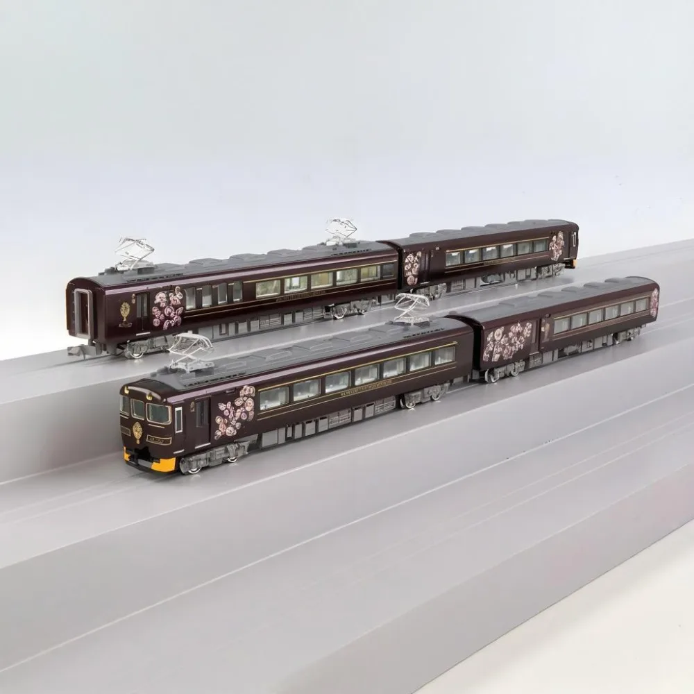 

N-тип, масштабная модель поезда 1/160, серия 19200, экскурсионный экспресс-экспресс, электрический пассажирский поезд 50815, набор из 4 автомобилей, игрушка в подарок для мальчика