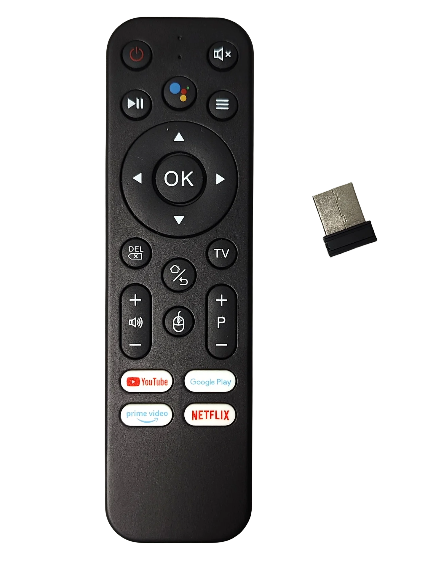 Universal Remote Control Google Voice Bluetooth TV Remote for Samsung Smart TV, Android TV Box/Stick, Netflix/Amazon Prime Video