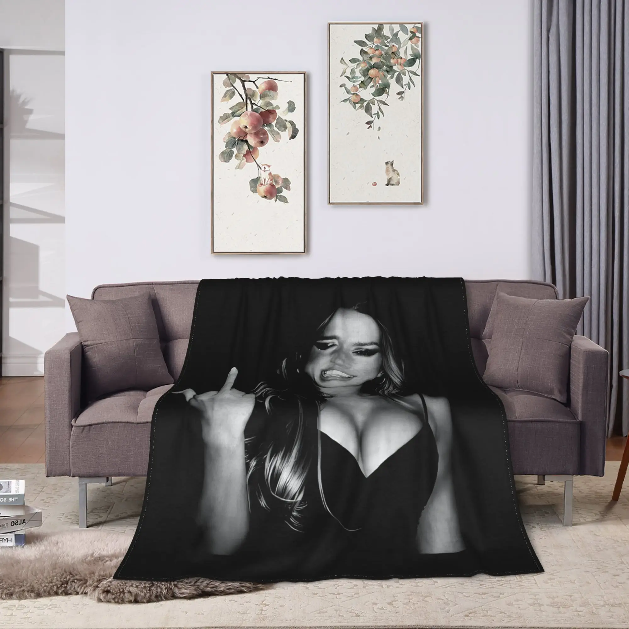 Tate McRae Body 2026 Album Blanket  Warm Soft Novelty Plush Bedding Throws For Kids Home Decor Flannel Bedspread Bed Cover