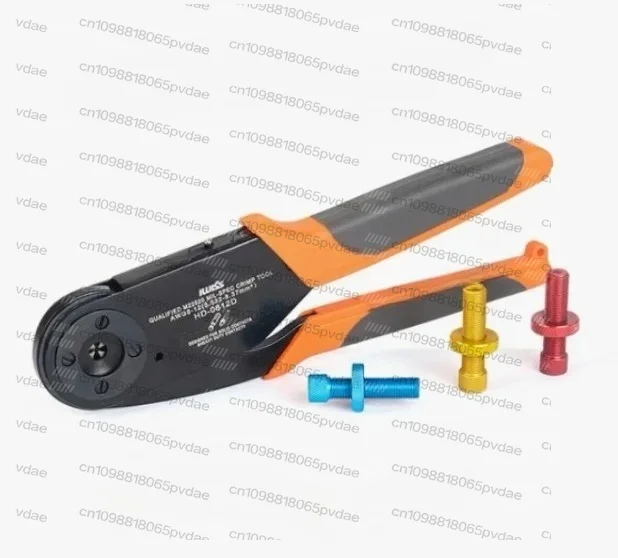 IWISS HD-2612 Hand Crimping Plier Aviation pin wire crimper Adjustable Crimper Tools AWG26-12 for Solid pin/Heavy duty Pin