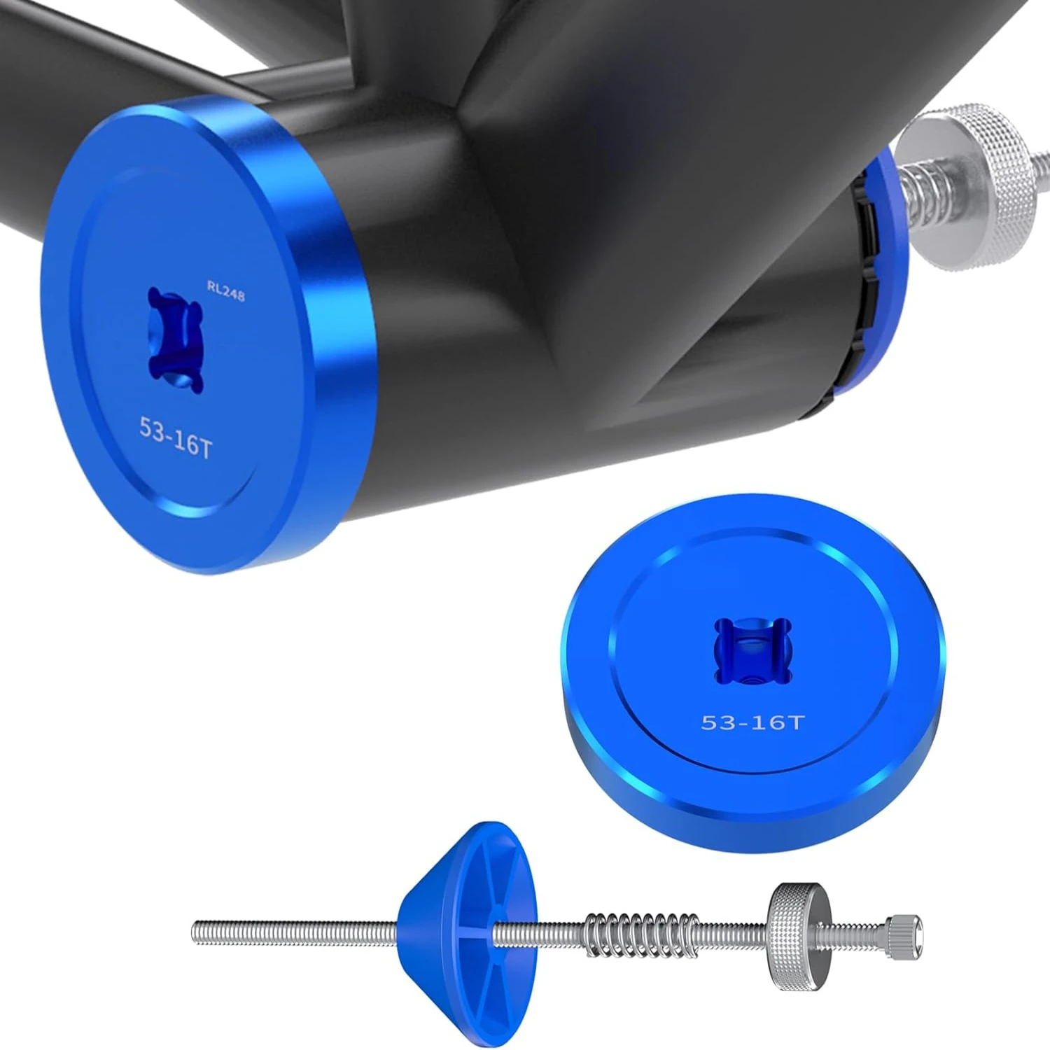 Easy and Effortless Professional Aluminum Alloy Bottom Bracket Cup Removal and Install Tool Set for Superior Quality Mechanics. 