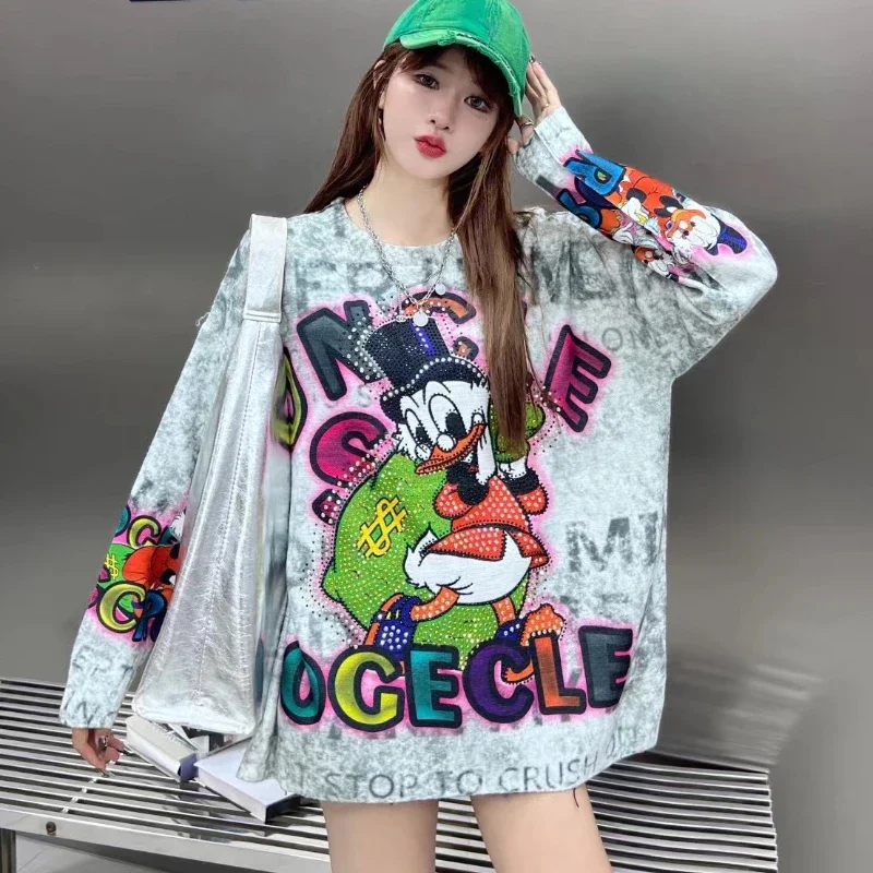 Korean Style Beautiful Pullovers Cartoon Sweater Jacket Women's Autumn Winter New V-neck Top Cardigan Knitwear Kawaii Clothes